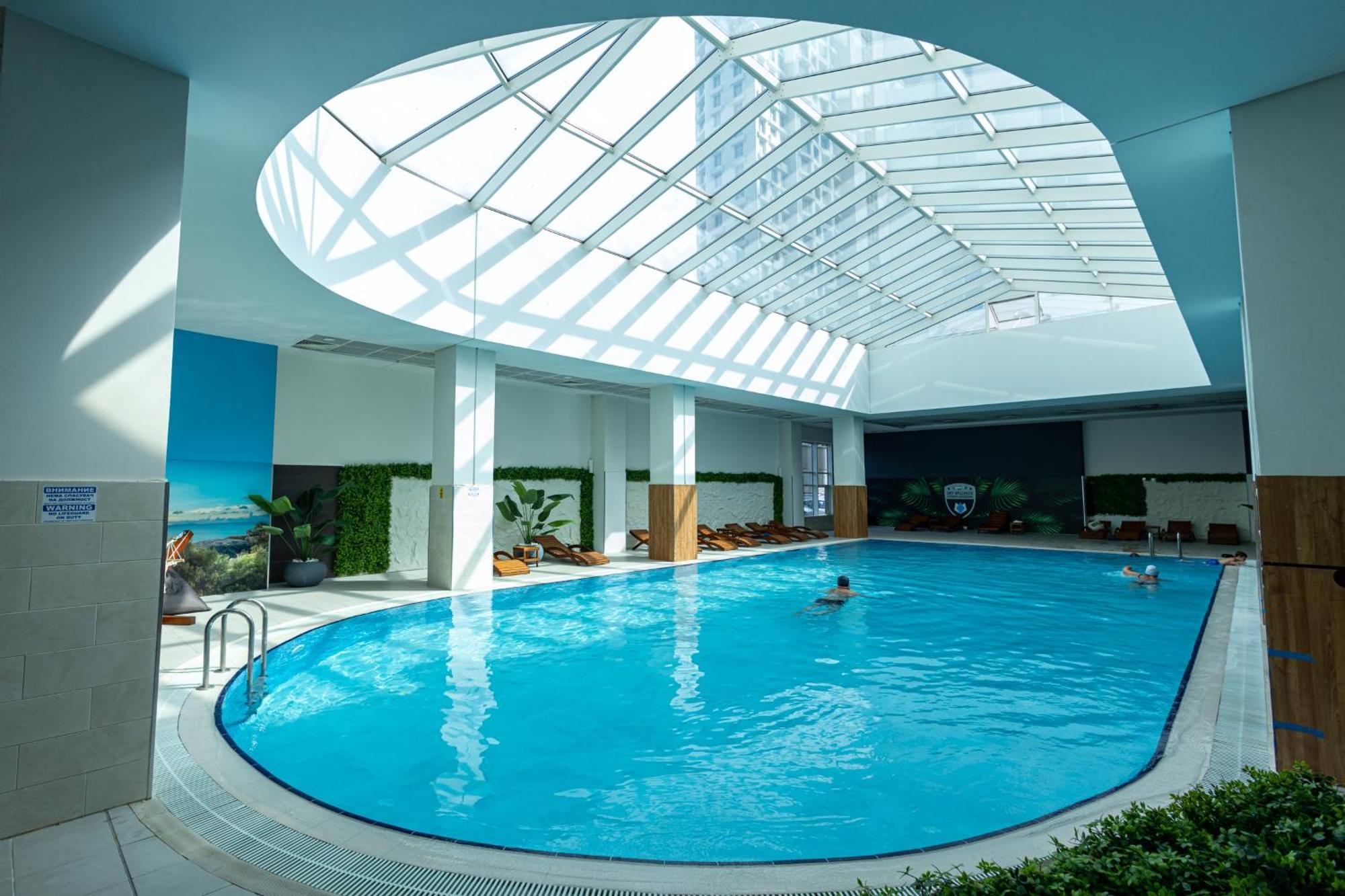 19Th & 18Th Floor Secure Apartments With Pool & Fitness & Parking Included In Price Skopje Exteriör bild